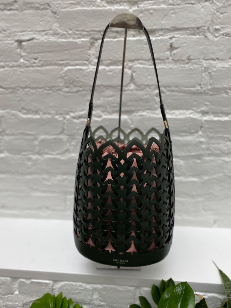 Kate Spade Green/Pink Bucket Bag