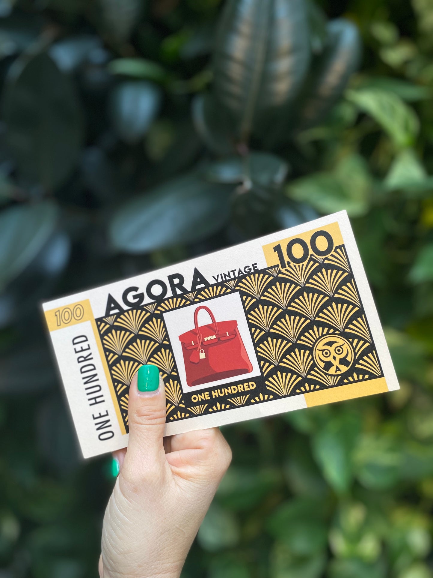 $100 Agora Bill