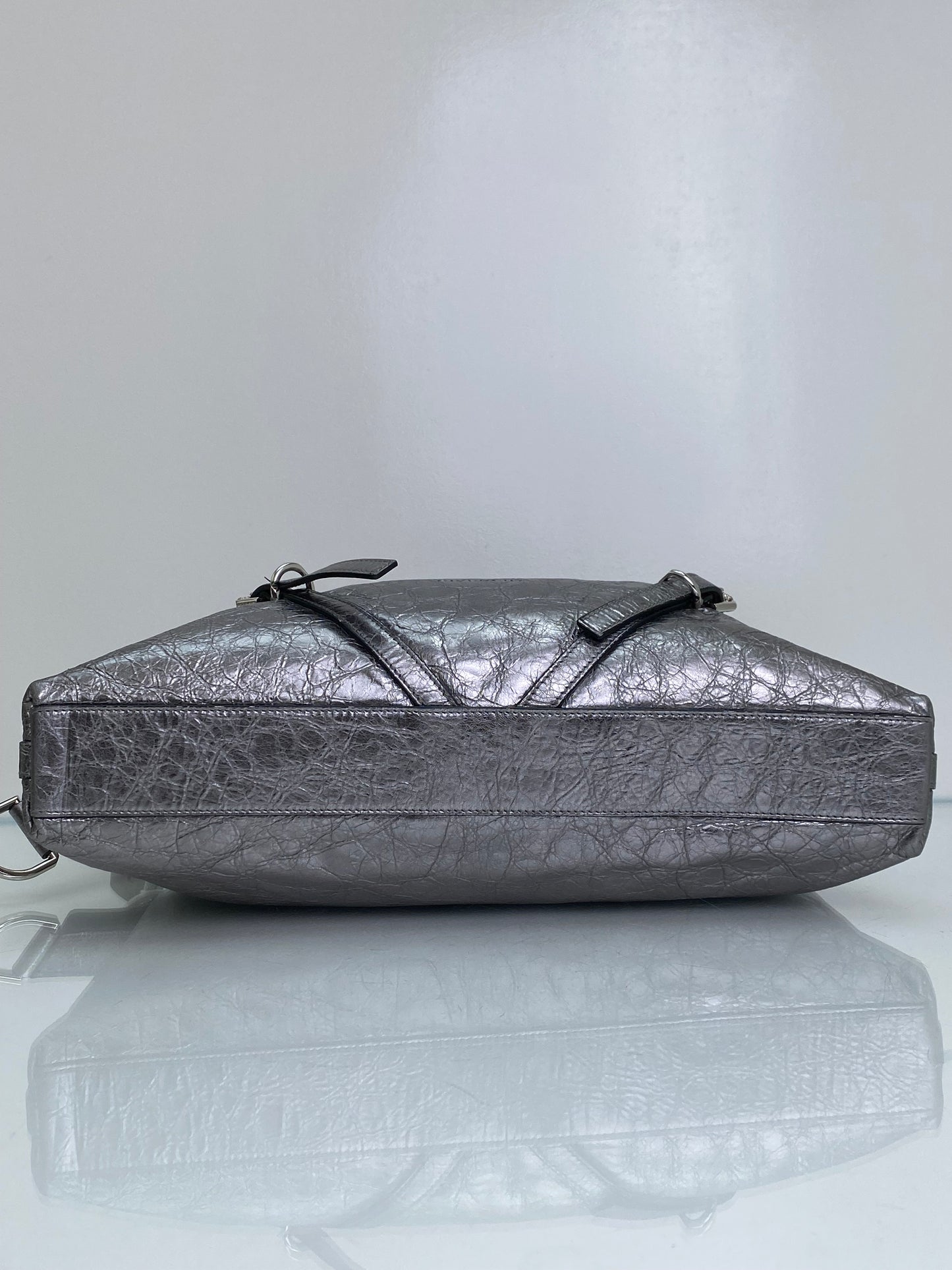Givenchy Metallic Voyou Medium Shoulder Bag SHW