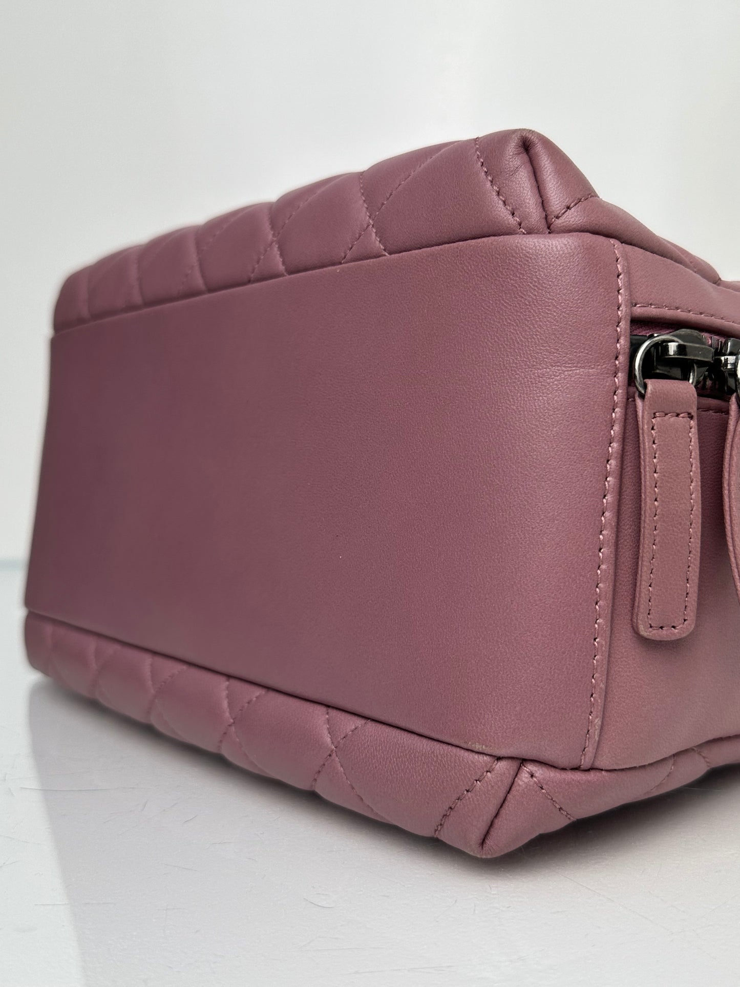 Chanel Mauve Lambskin Quilted Medium Trendy Bag RHW #21