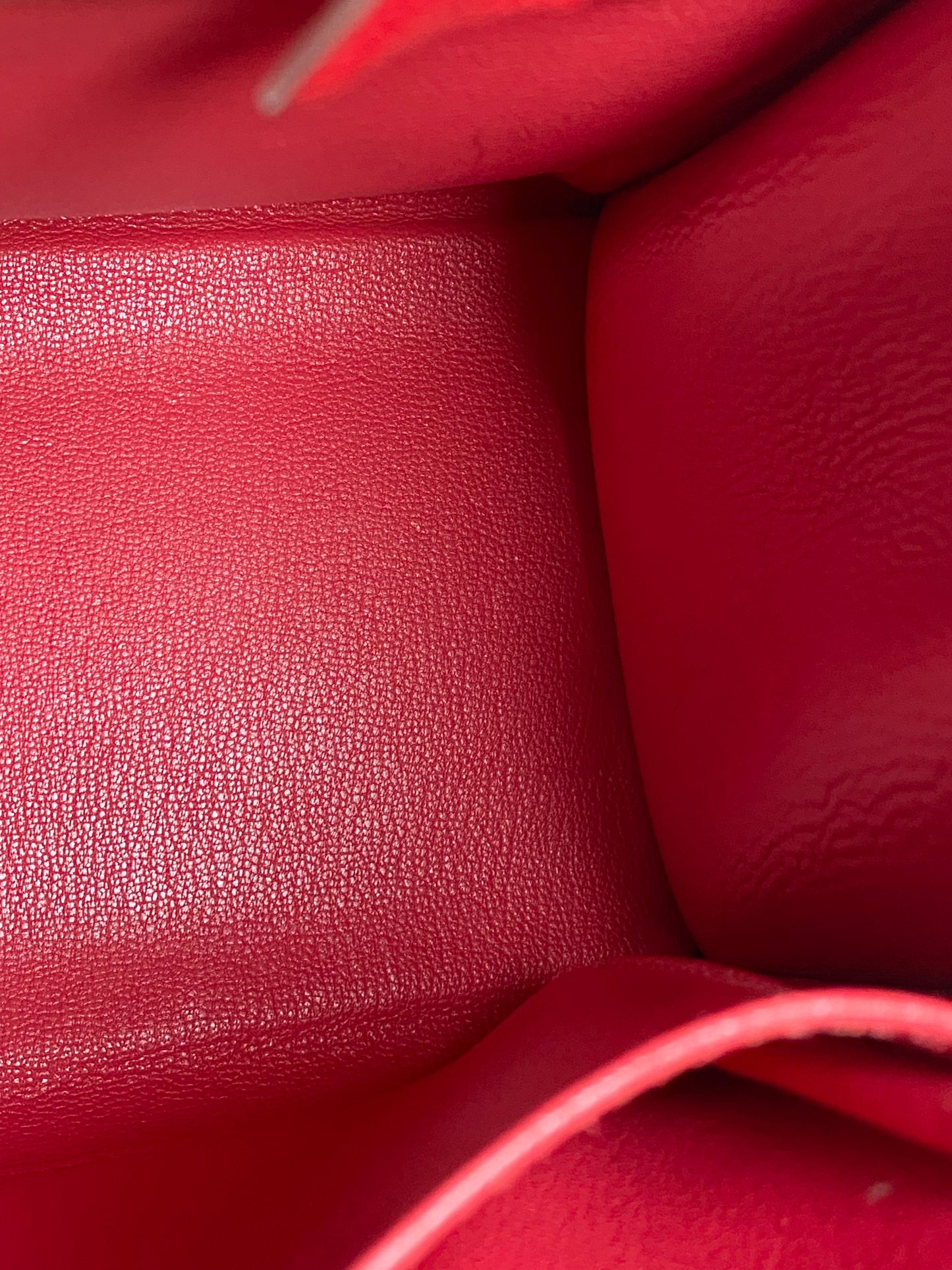 Hermes Kelly 35 Red Epsom PHW #O