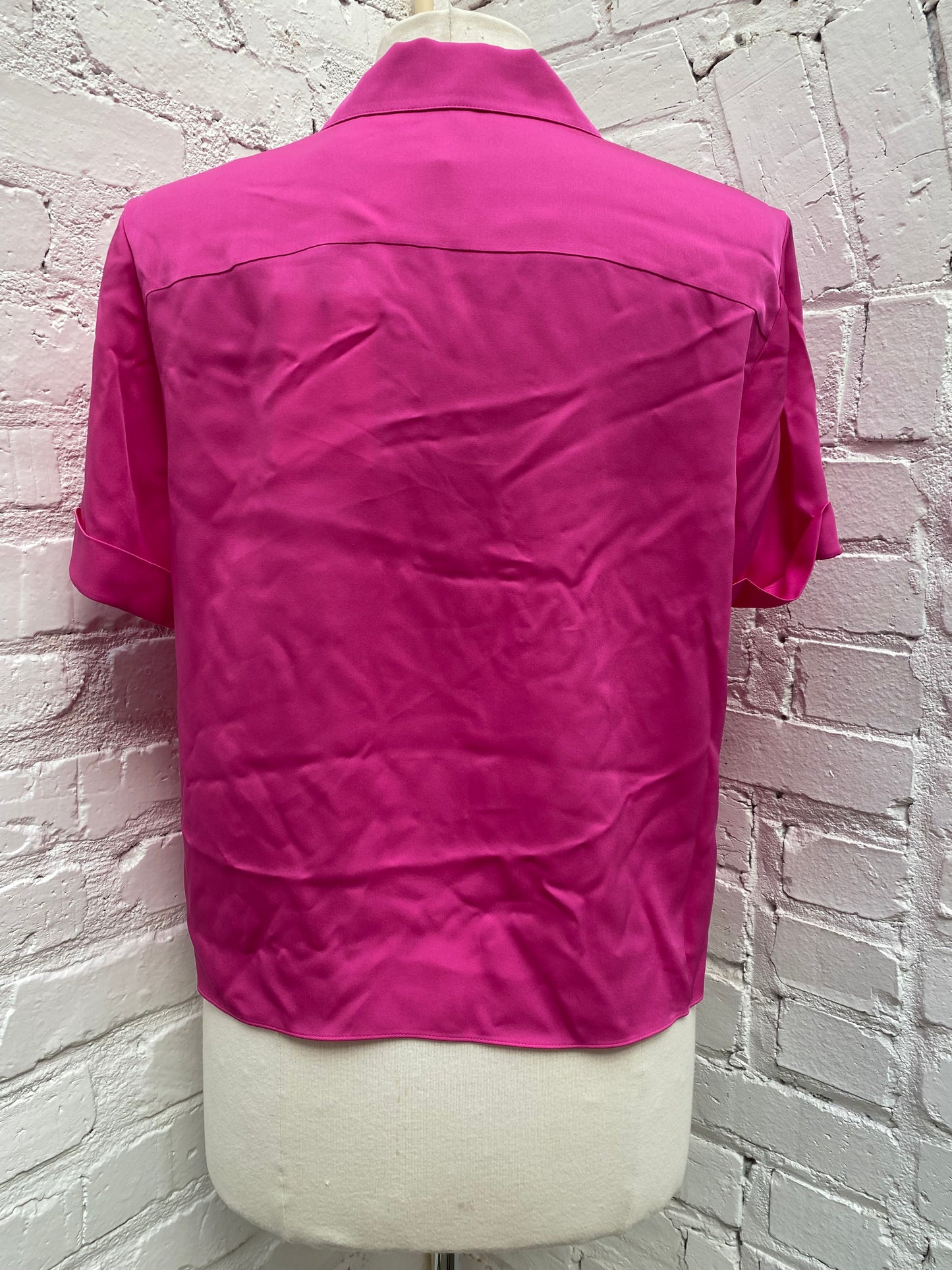 Theory Pink Button Down Blouse, M