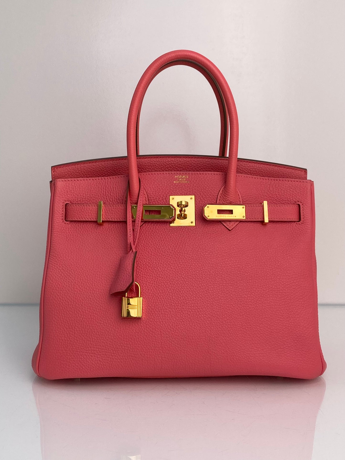 Hermes Birkin 30 Rose Lipstick Togo GHW #P