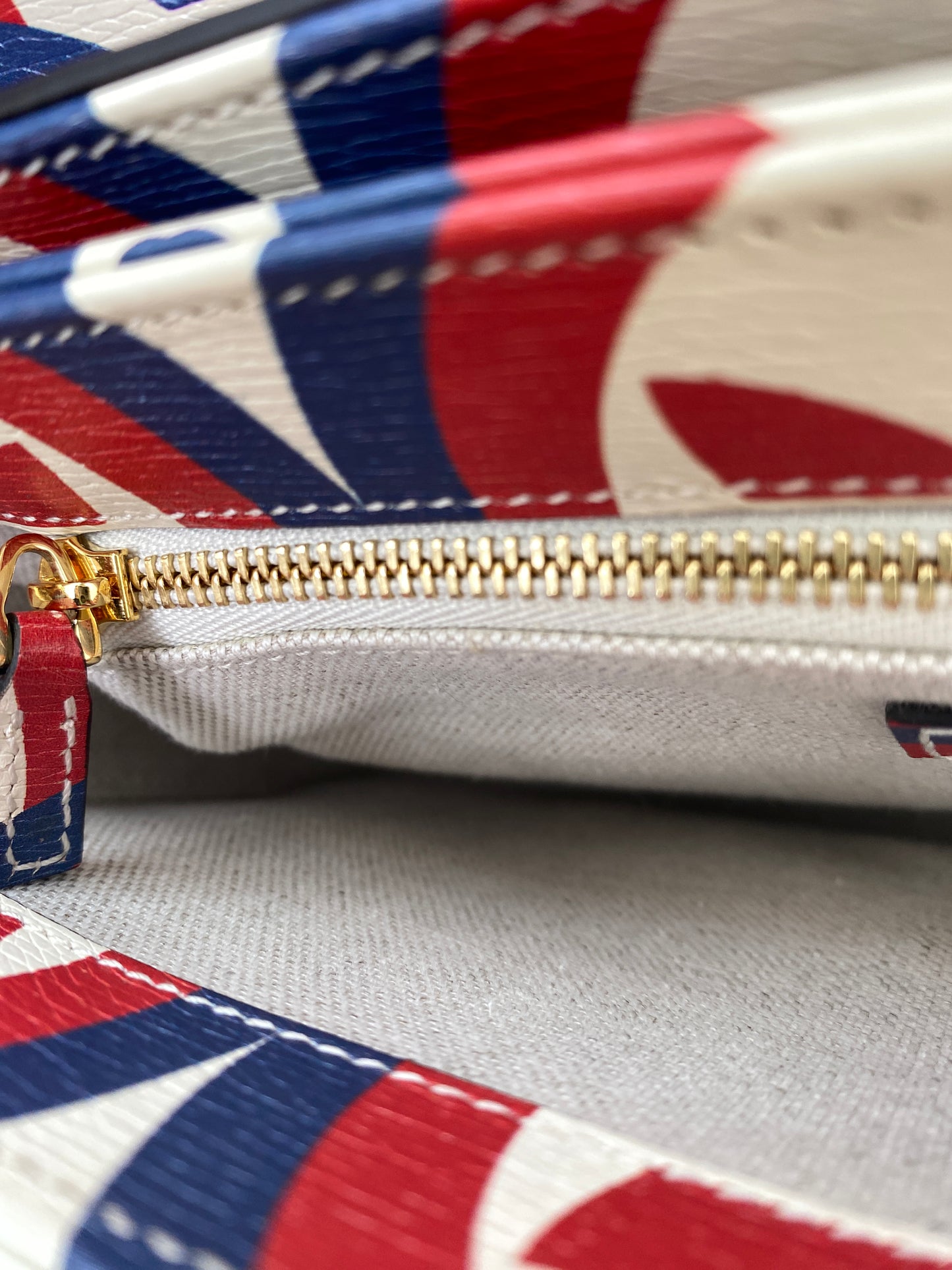 Gucci x Adidas Red, White, & Blue Horsebit 1955 Shoulder Bag GHW