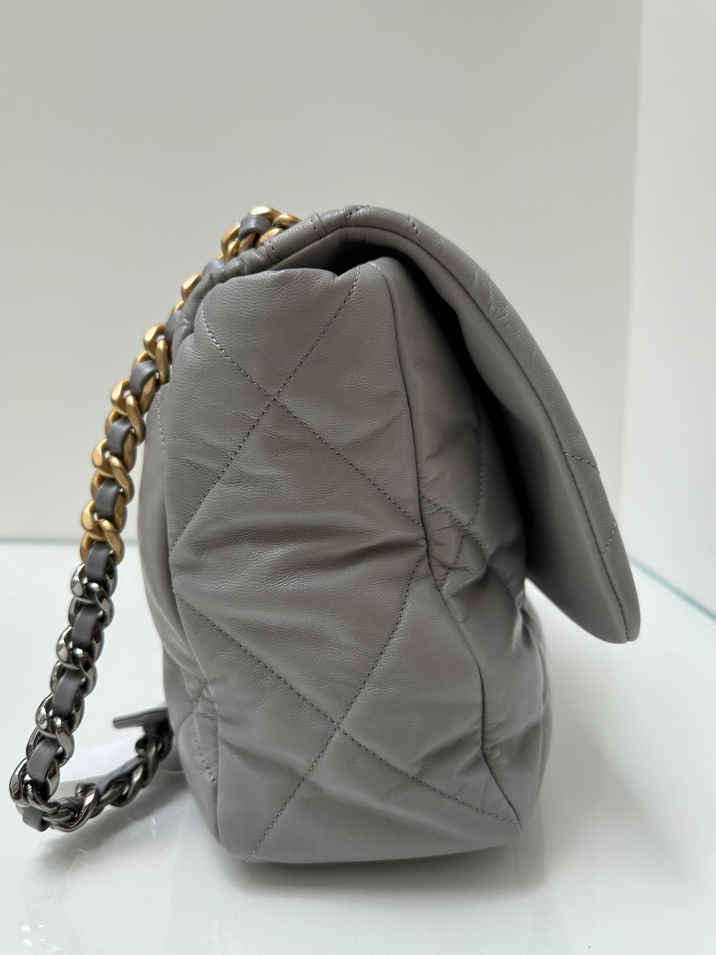 Chanel 19 Grey Maxi