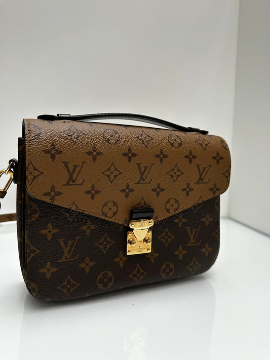 Louis Vuitton Reverse Monogram Pochette Metis Crossbody Bag