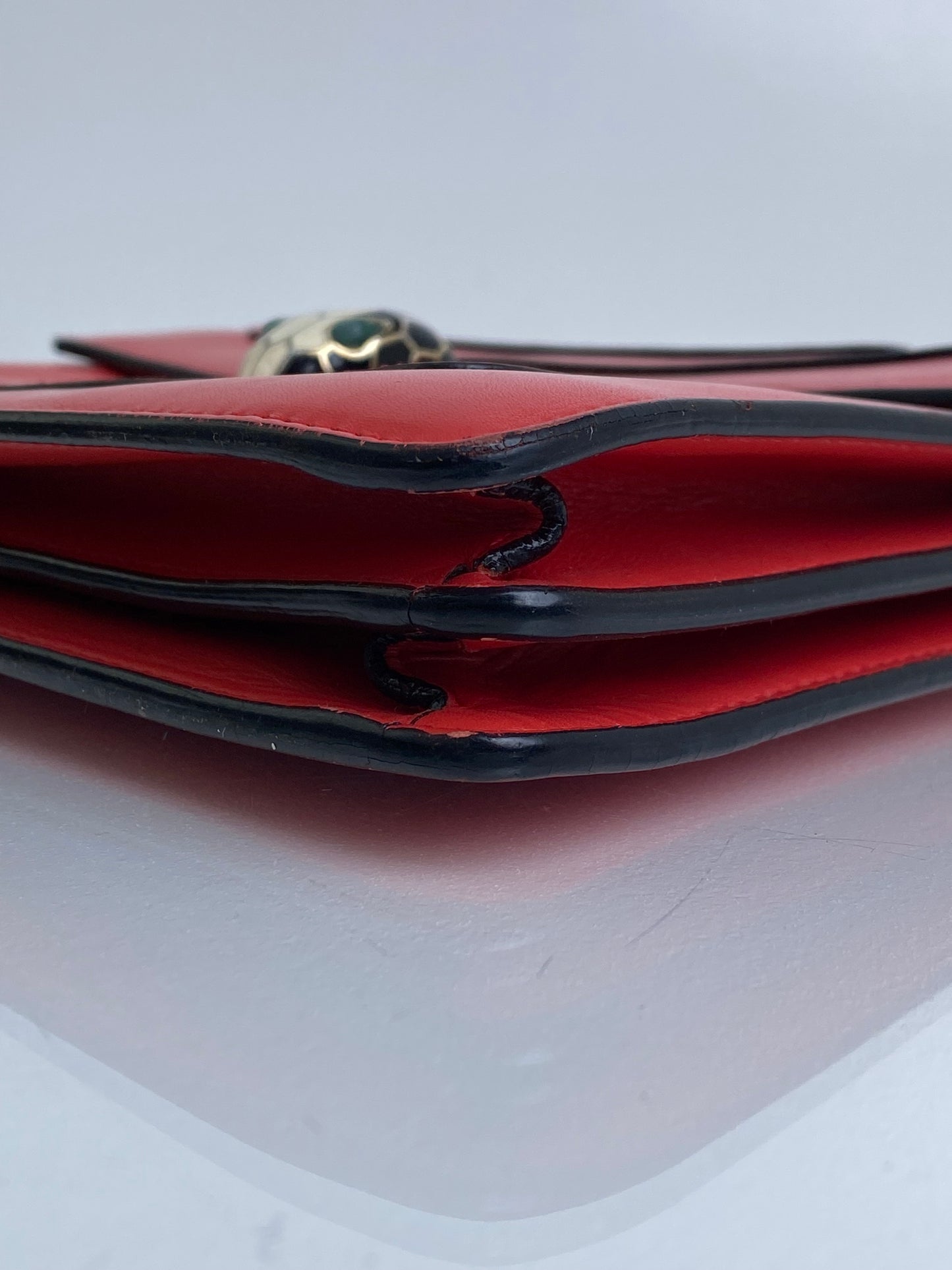 Bvlgari Red Serpenti Bag GHW