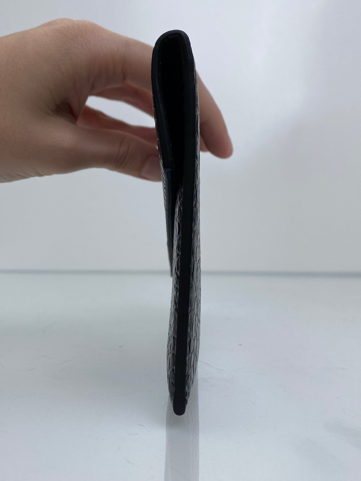 Givenchy Antigona Black Croc Embossed Mini Clutch