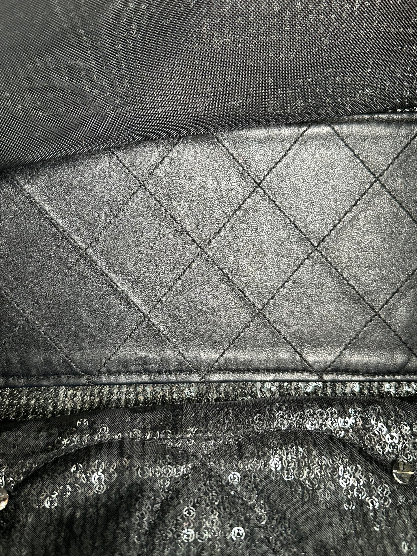 Chanel Black Hidden Sequins Tote Bag SHW