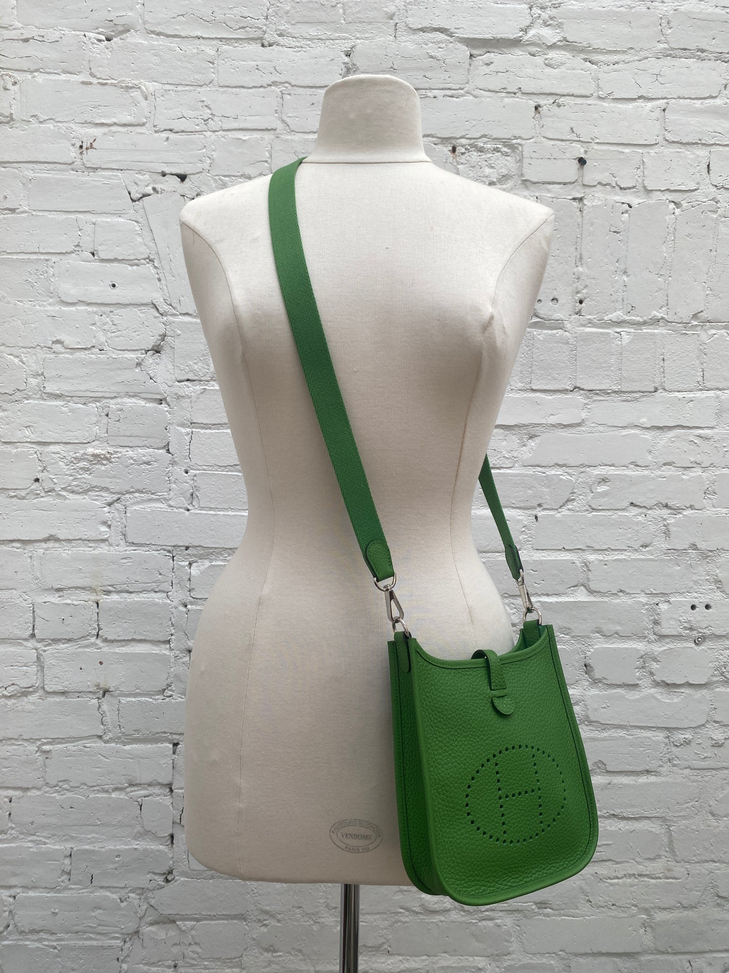Hermes Evelyne TPM Vert Yucca PHW #W