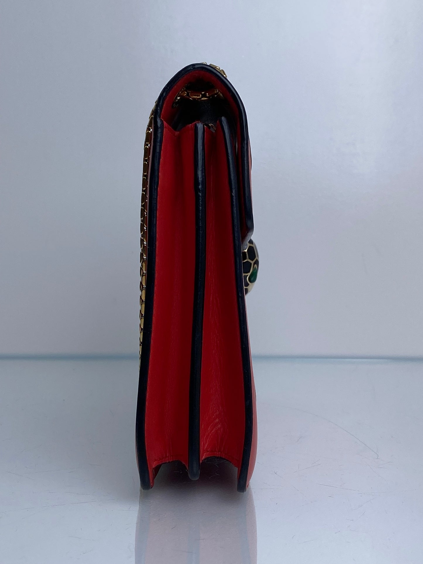 Bvlgari Red Serpenti Bag GHW