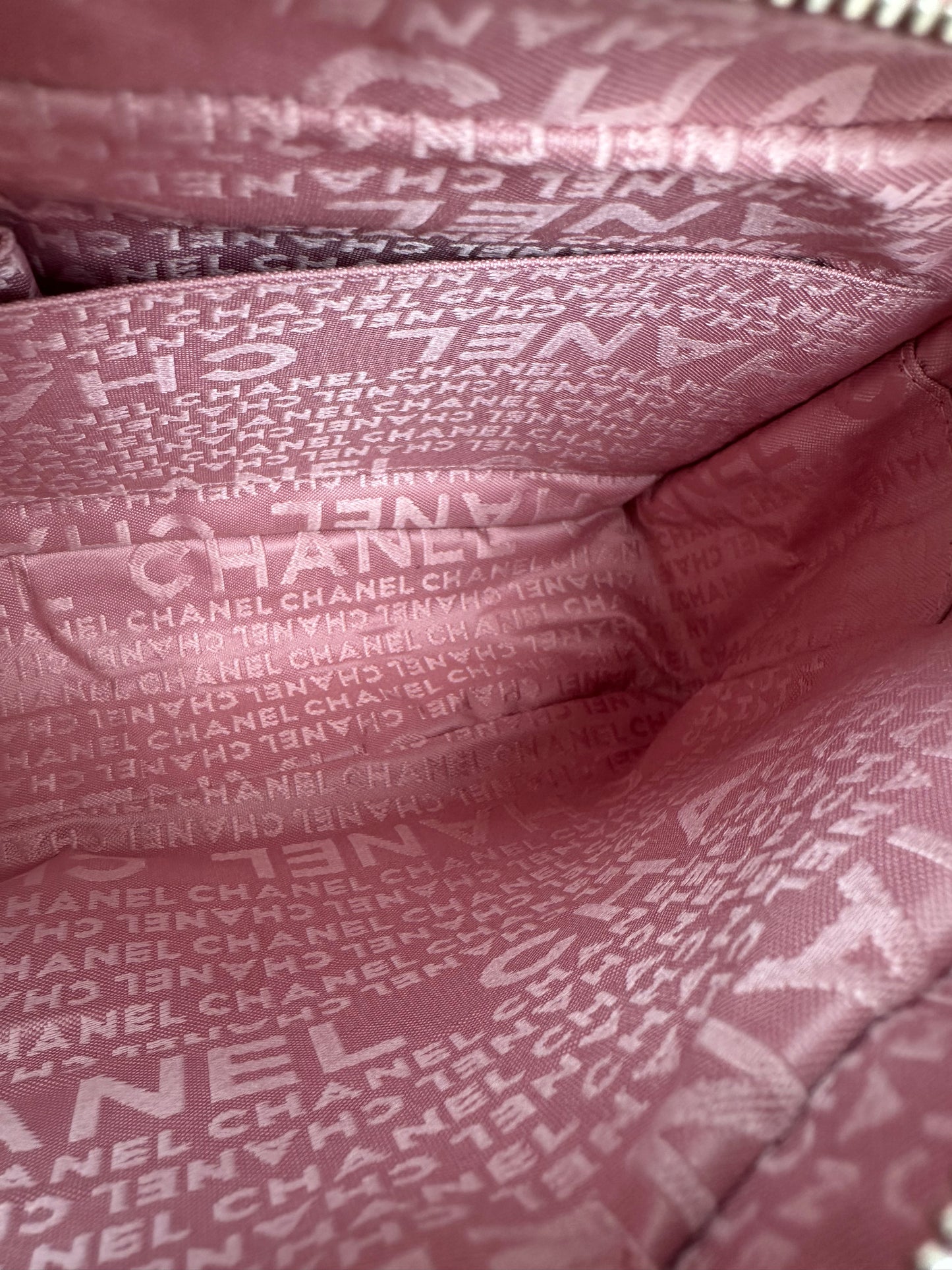 Chanel Pink Quilted Lambskin Flap Camera Bag GHW #08