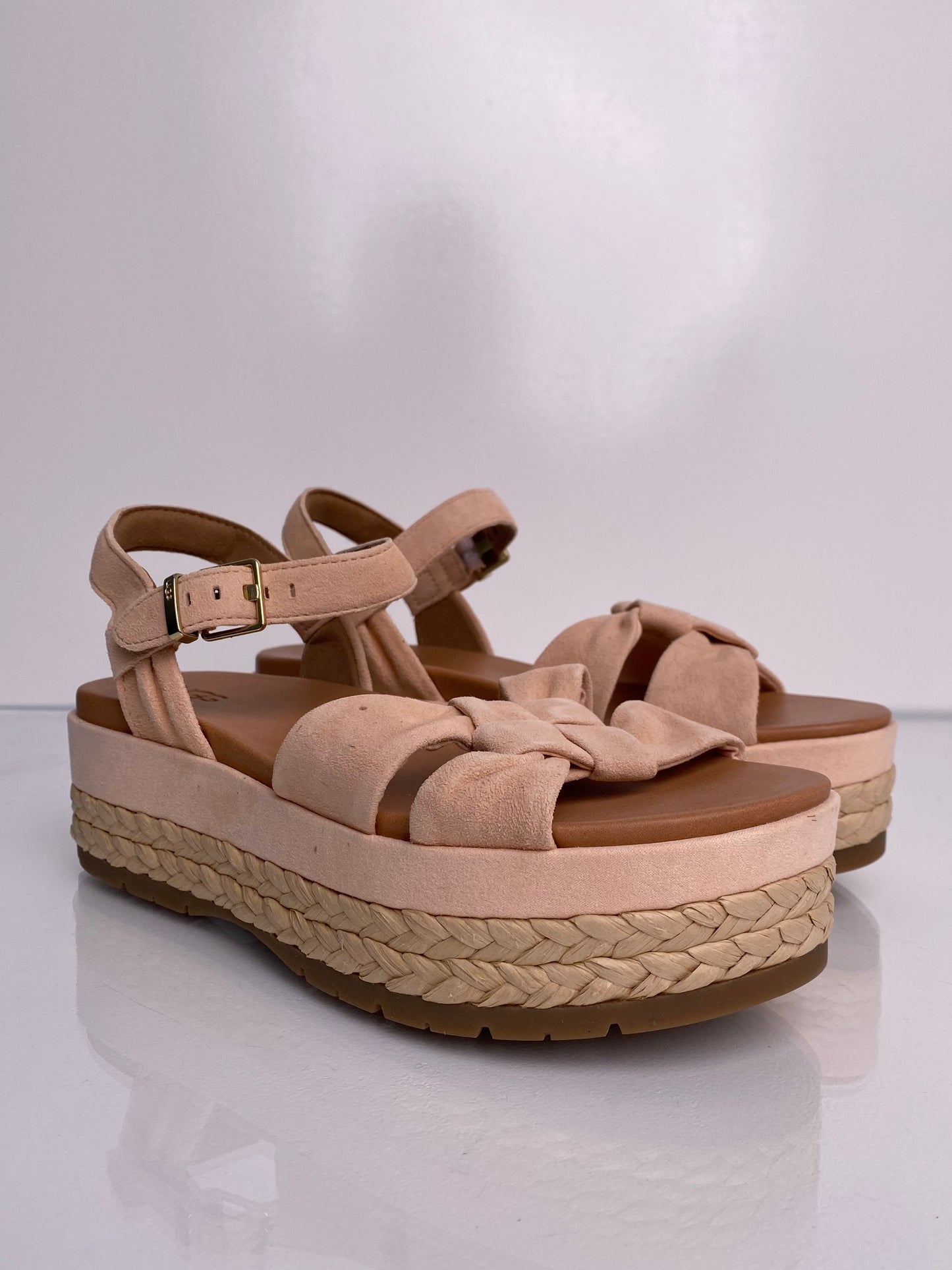 Ugg Pink Platform Sandals, 8.5