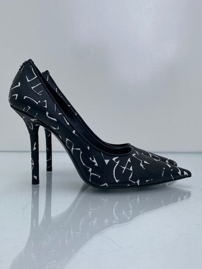 Jimmy Choo X Eric Hayes Black & White Heels, 39