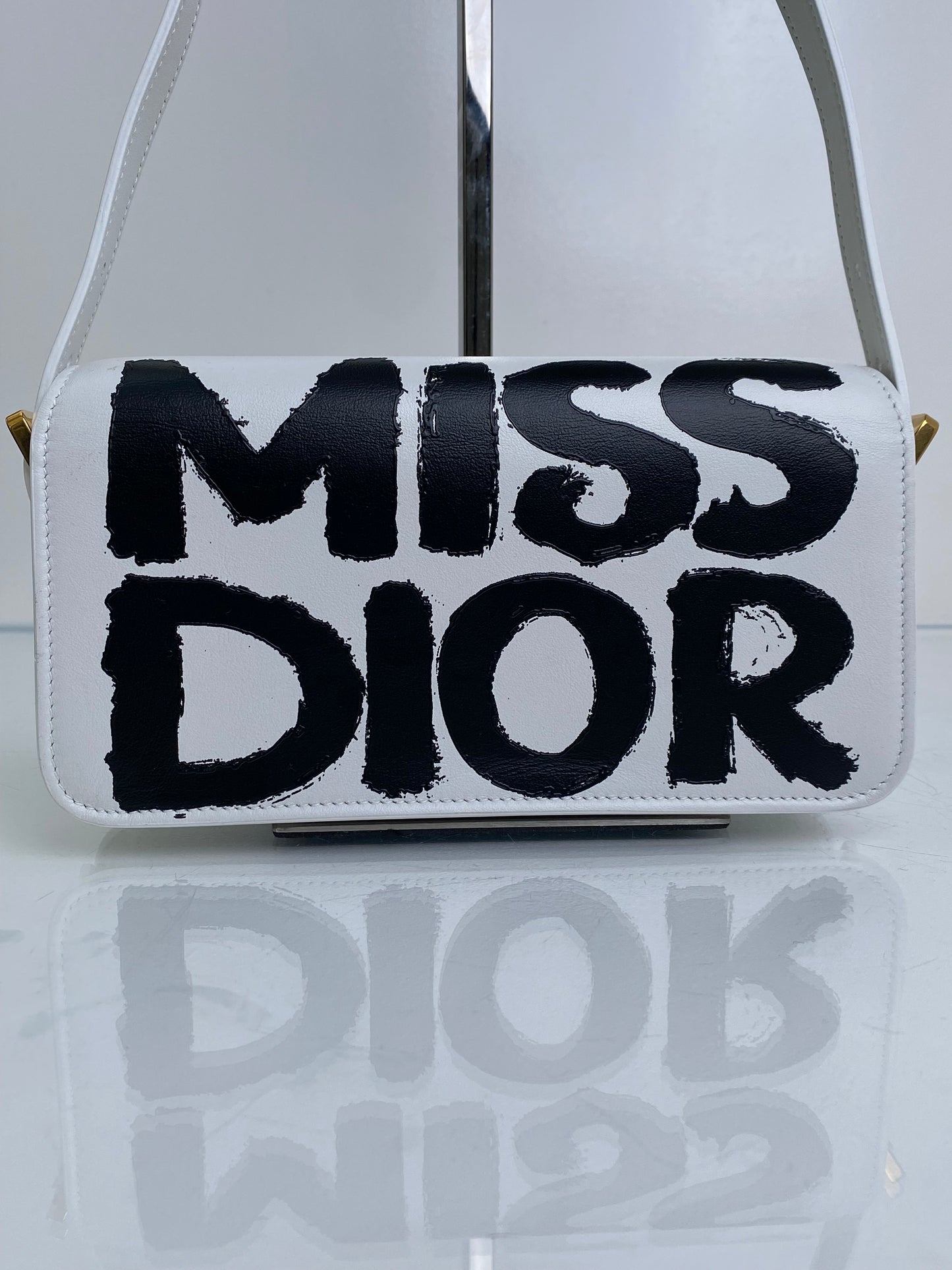 Christian Dior Miss Dior White Shoulder Bag