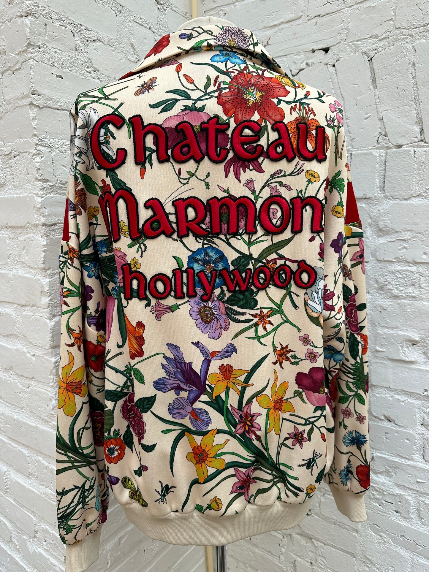 Gucci Chateau Marmont Floral Track Jacket, L