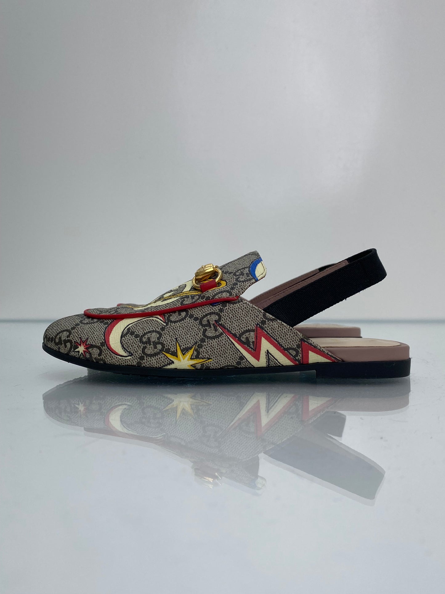 Gucci Children’s Monogram & Graphic Loafers, 31