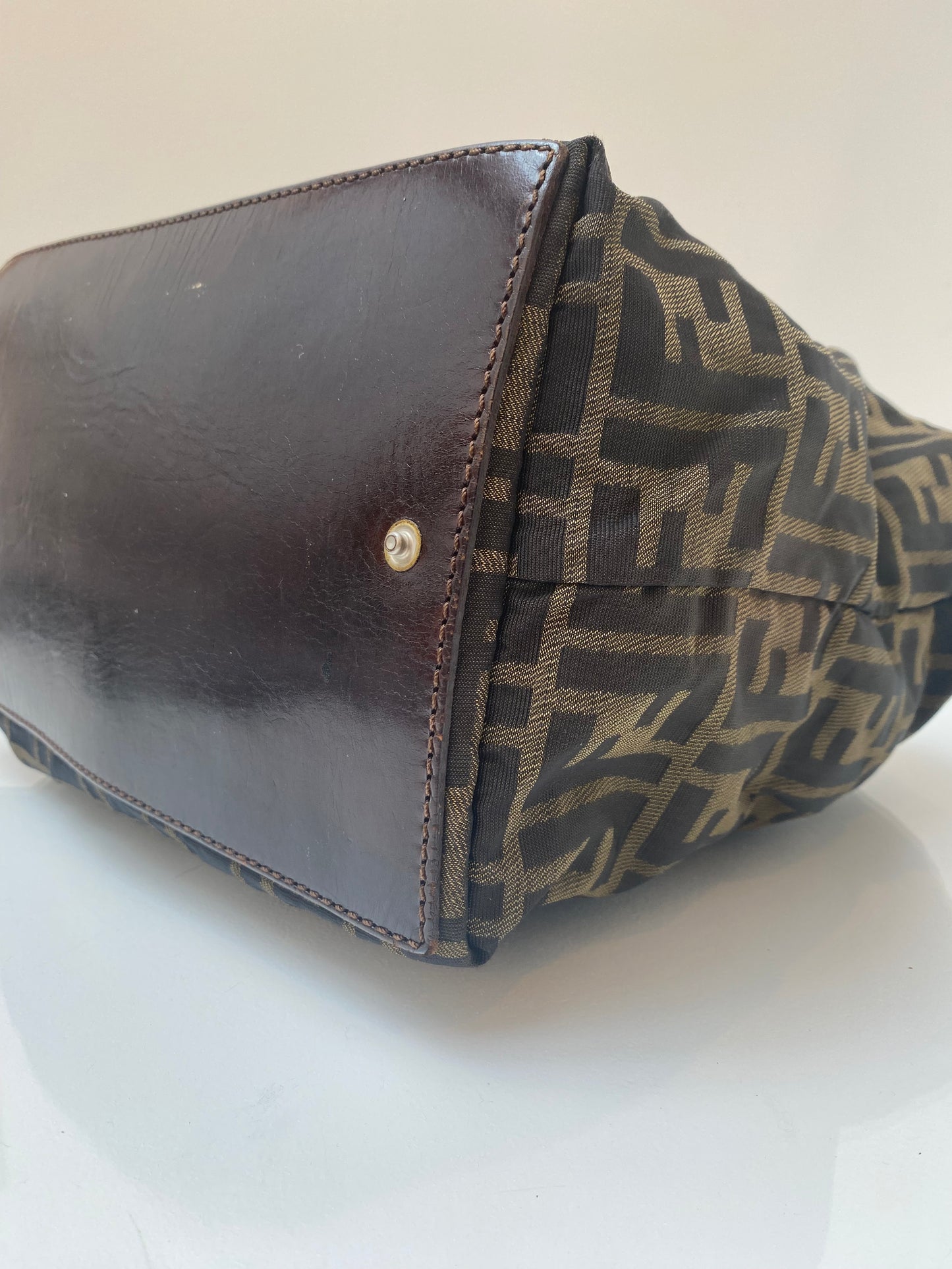 Fendi Vintage Foldable Zucca Shoulder Bag