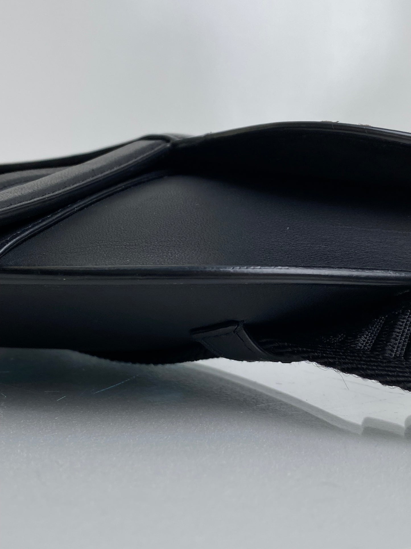 Dior Ultra Matte Black Saddle Mini Bum Bag MBHW