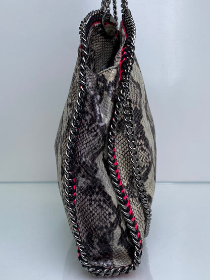 Stella McCartney Faux Python & Pink Trim Tall Fallabella Bag SHW