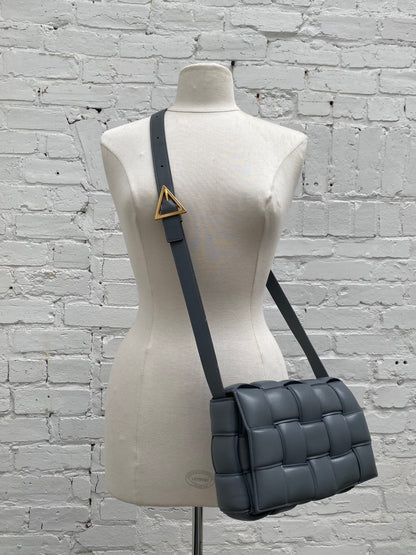 Bottega Veneta Thunder Grey Padded Cassette Bag GHW
