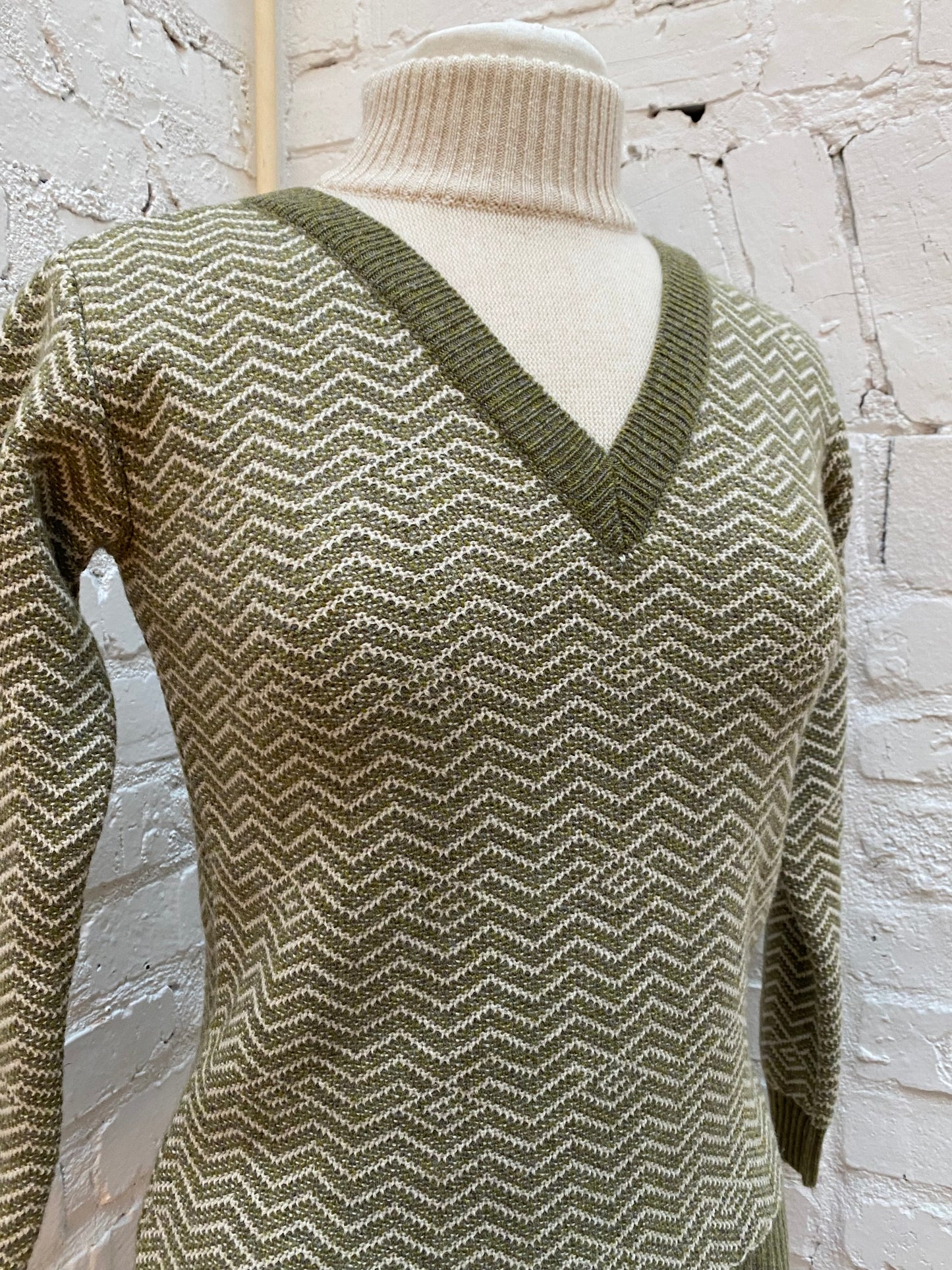 Gucci Kids Green Turtleneck Sweater, 10Y