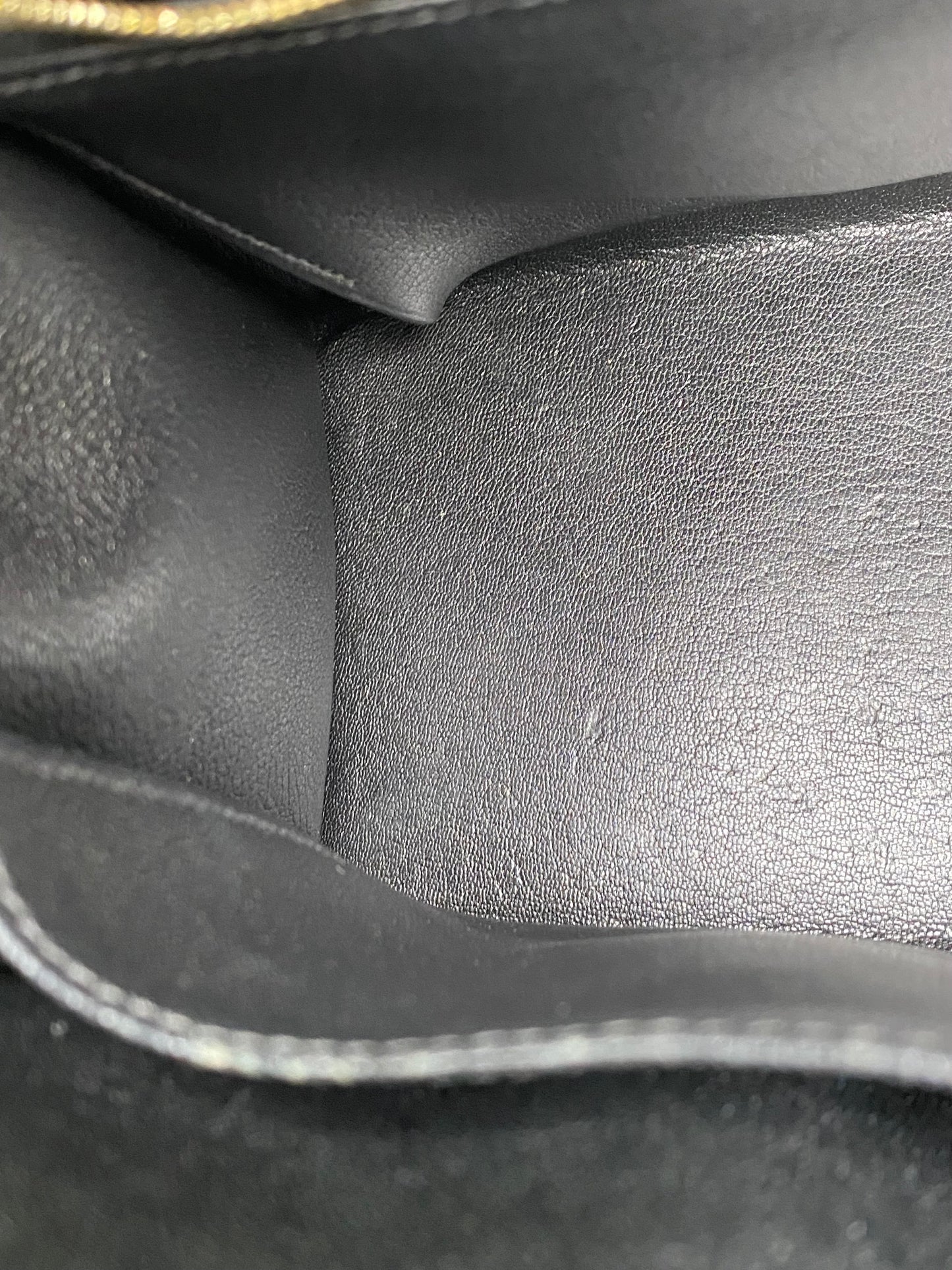 Hermes Kelly Sellier Noir Box Calf GHW #G