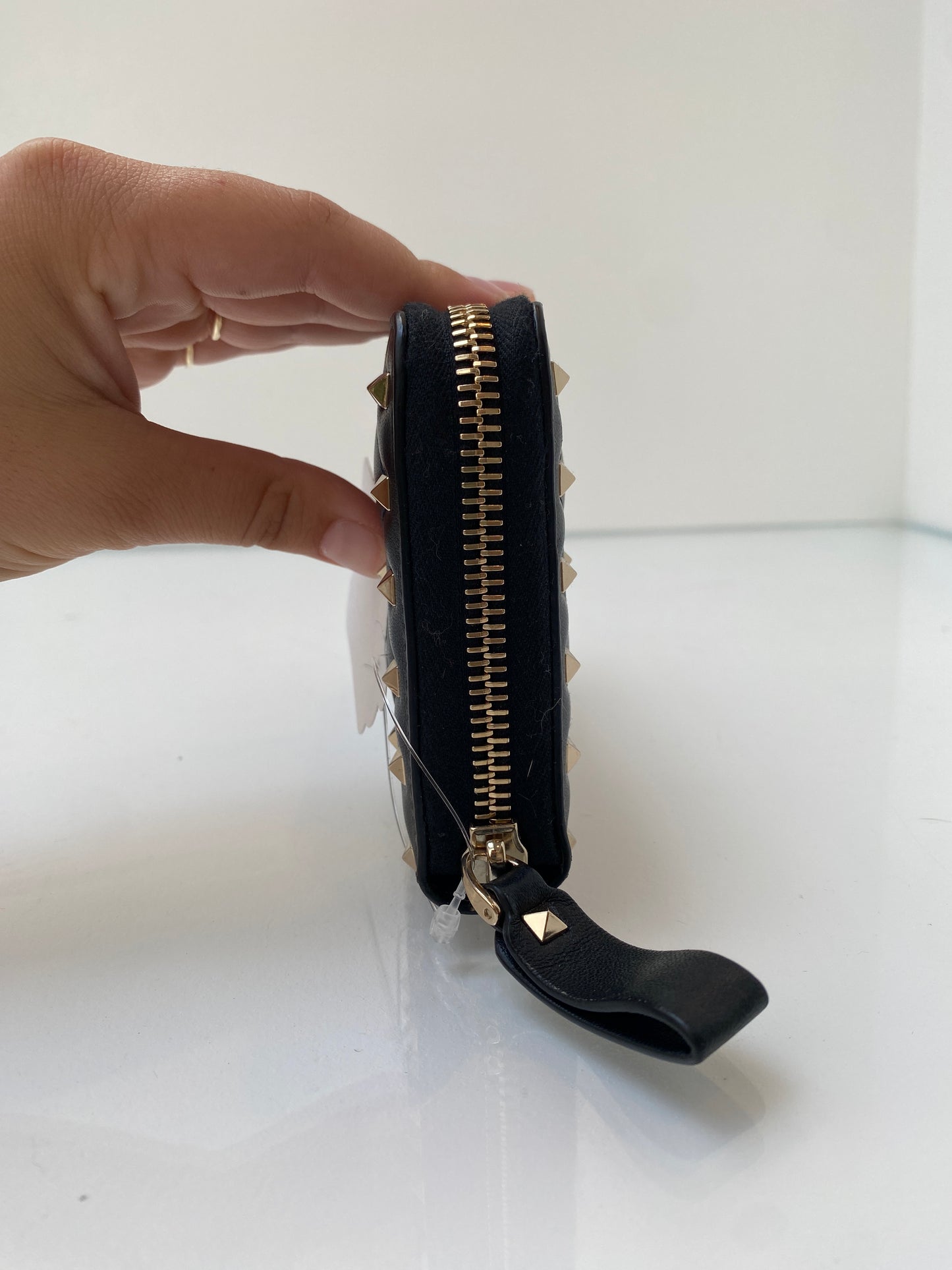 Valentino Studded Zippy Wallet