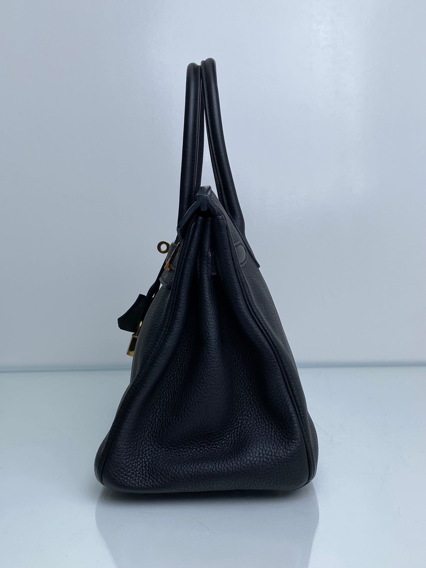 Hermes Birkin 30 Black Togo GHW #R