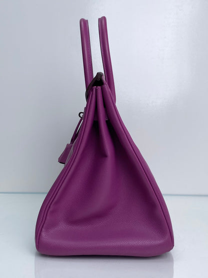 Hermes Birkin 35 Anemone Epsom PHW #I