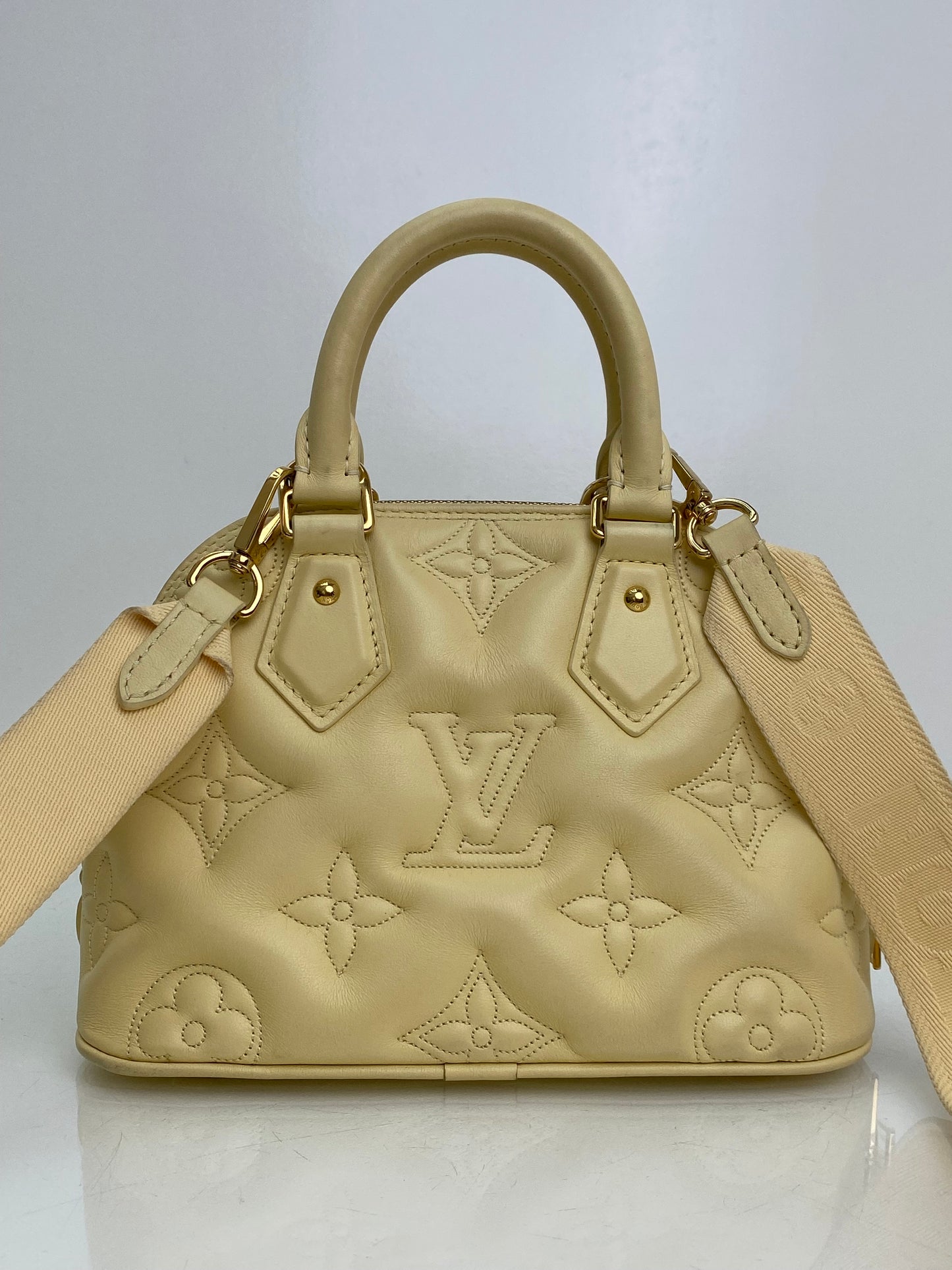 Louis Vuitton Yellow Bubblegram Alma BB Bag GHW