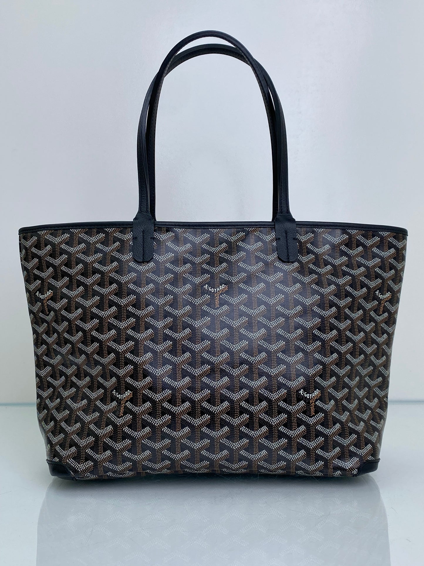 Goyard Black Artois PM Bag SHW