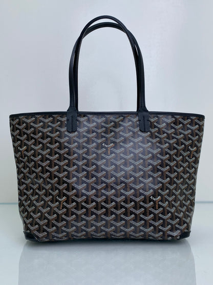 Goyard Black Artois PM Bag SHW