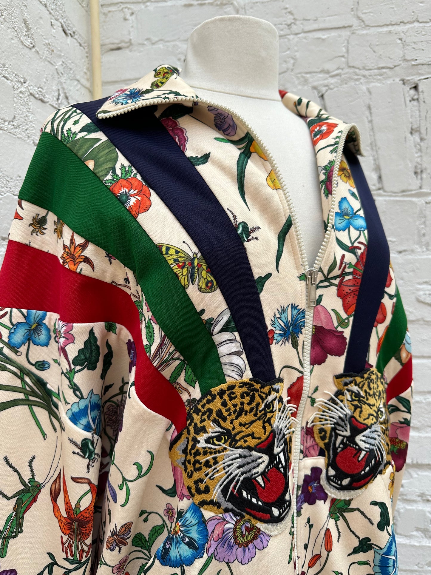 Gucci Chateau Marmont Floral Track Jacket, L