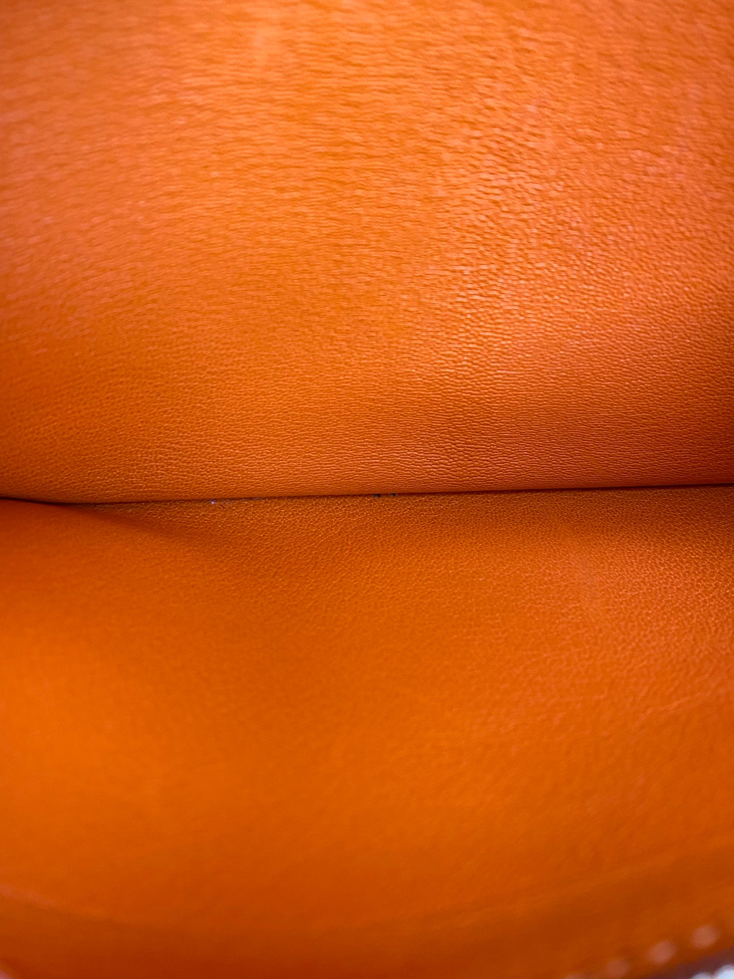Hermes Birkin 35 Orange Shiny Porosus Crocodile PHW #P