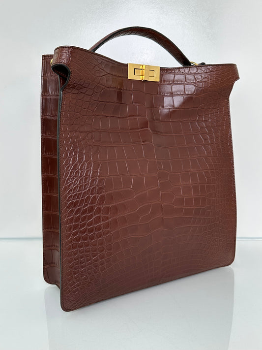 Fendi Ghidana Peekaboo X-Lite Large Bag GHW