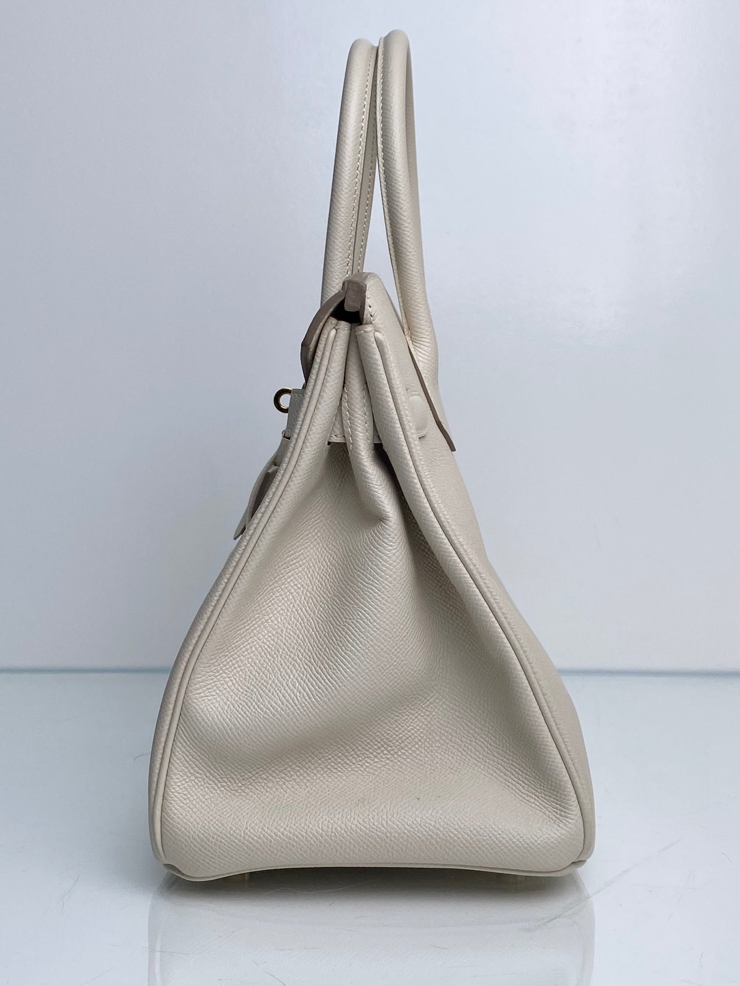 Hermes Birkin 30 Craie Epsom GHW #T