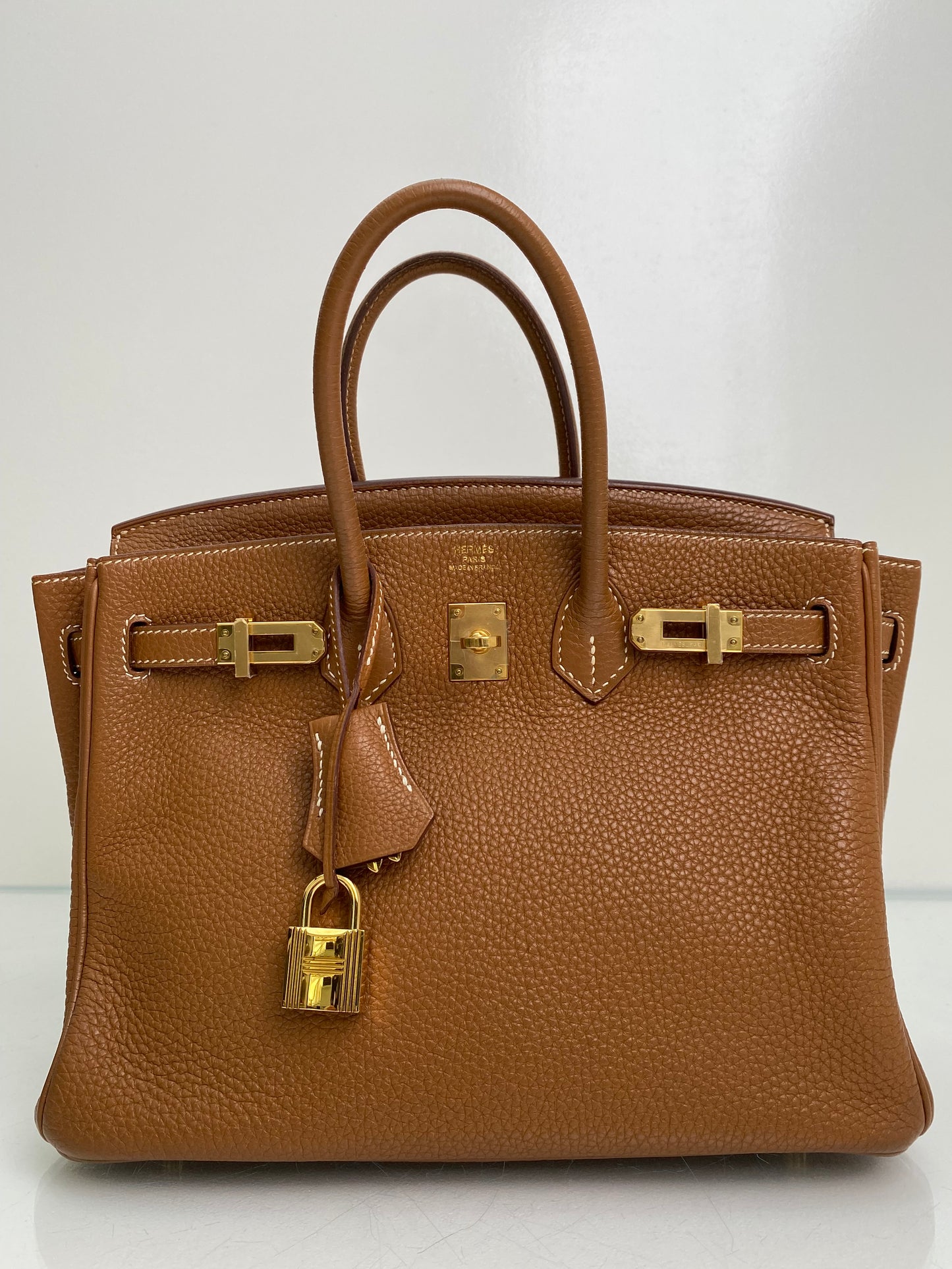 Hermes Birkin 25 Gold Togo GHW #P