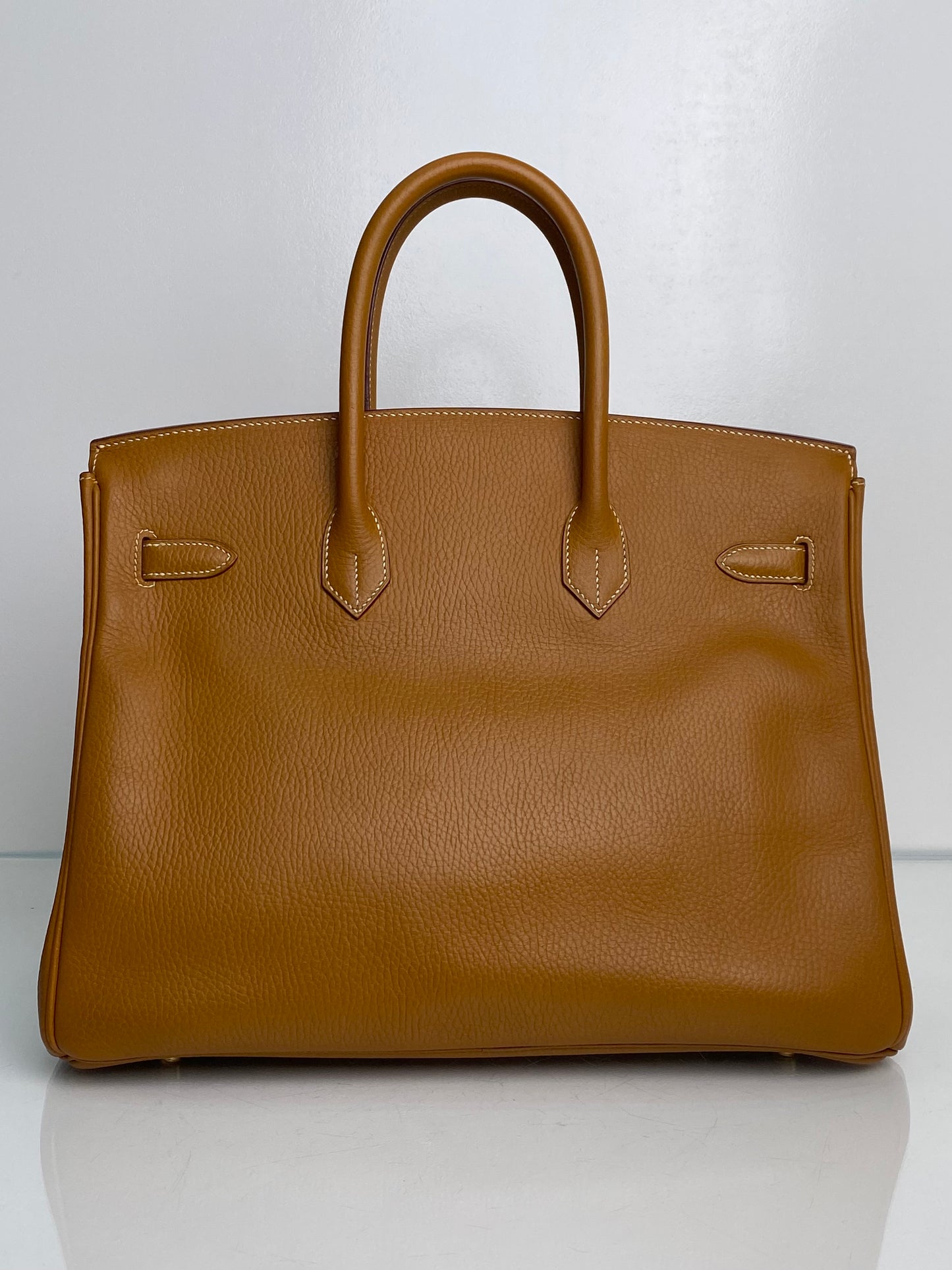 Hermes Birkin 35 Gold Ardennes GHW #B