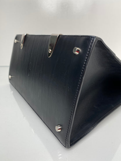 Goyard Black GM Goyardine Saigon Top Handle Tote Bag SHW