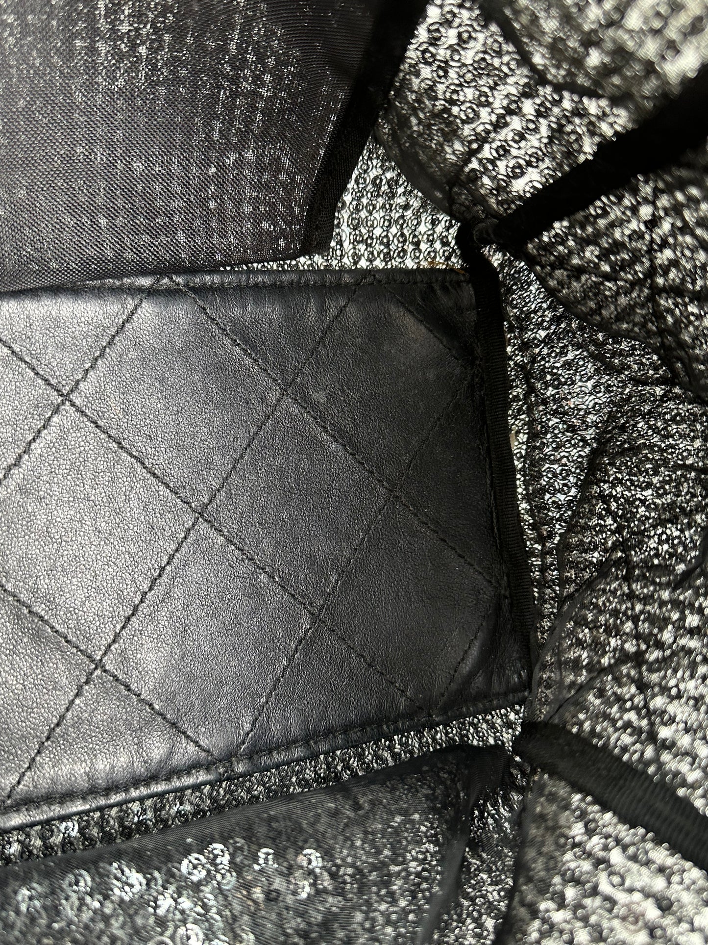 Chanel Black Hidden Sequins Tote Bag SHW