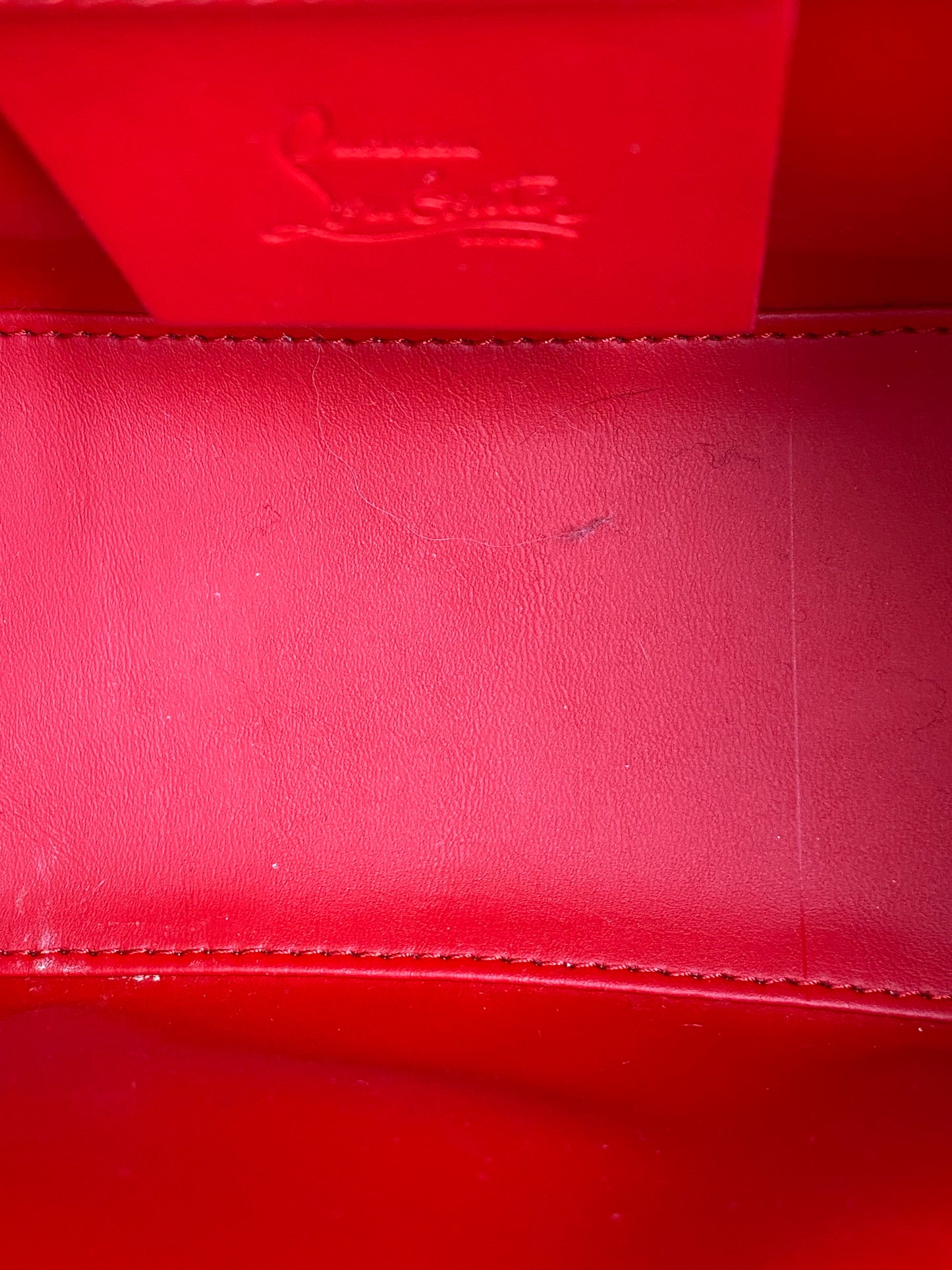 Christian Louboutin Paloma Mini Studded Suede Tote Bag GHW