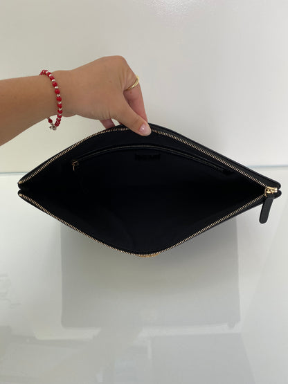 Chanel Black Boy Large O Pouch Bag GHW