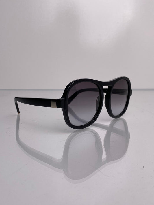 Chloe Black Round Sunglasses