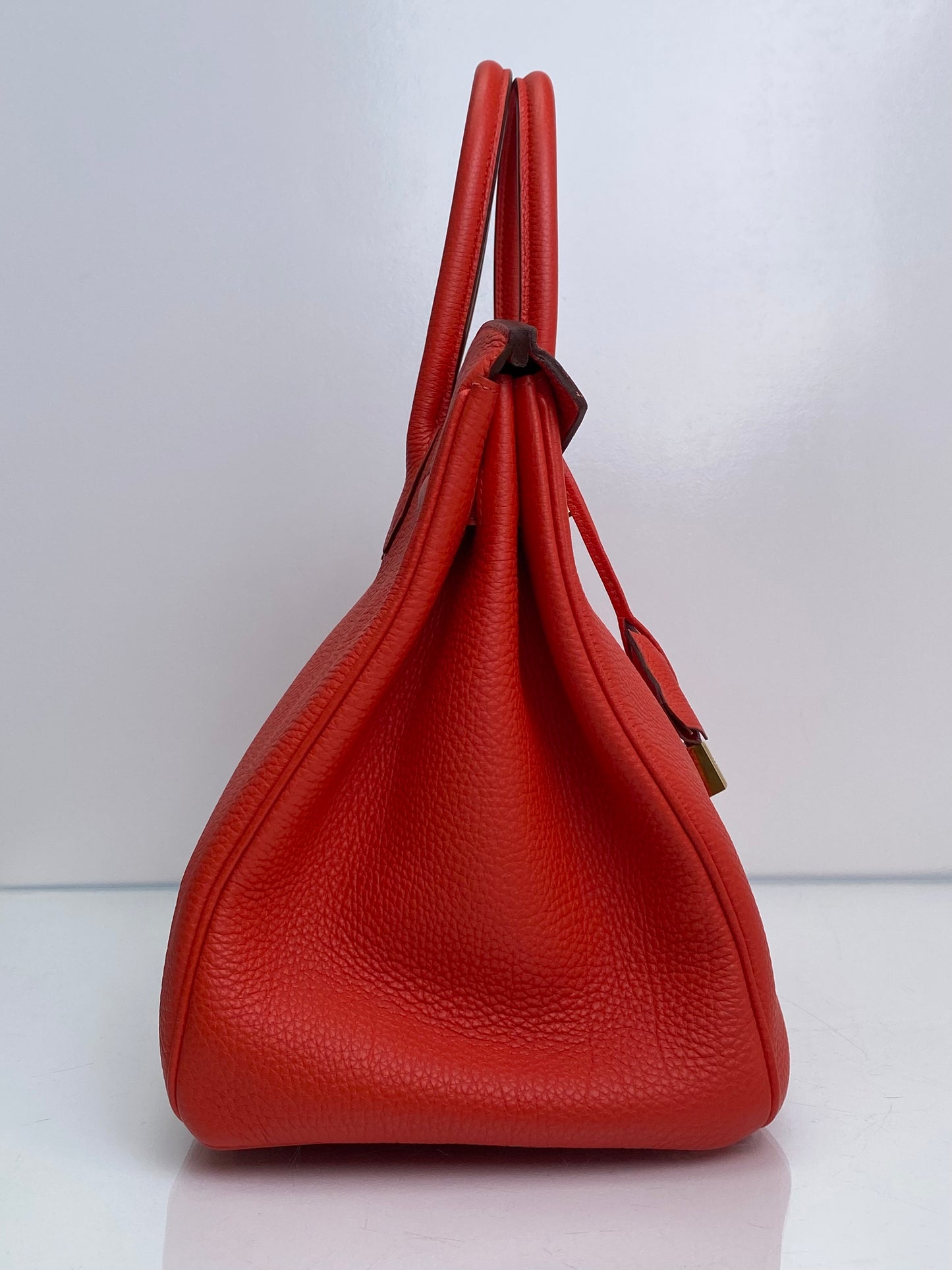 Hermes Birkin 35 Capucine Togo GHW #P