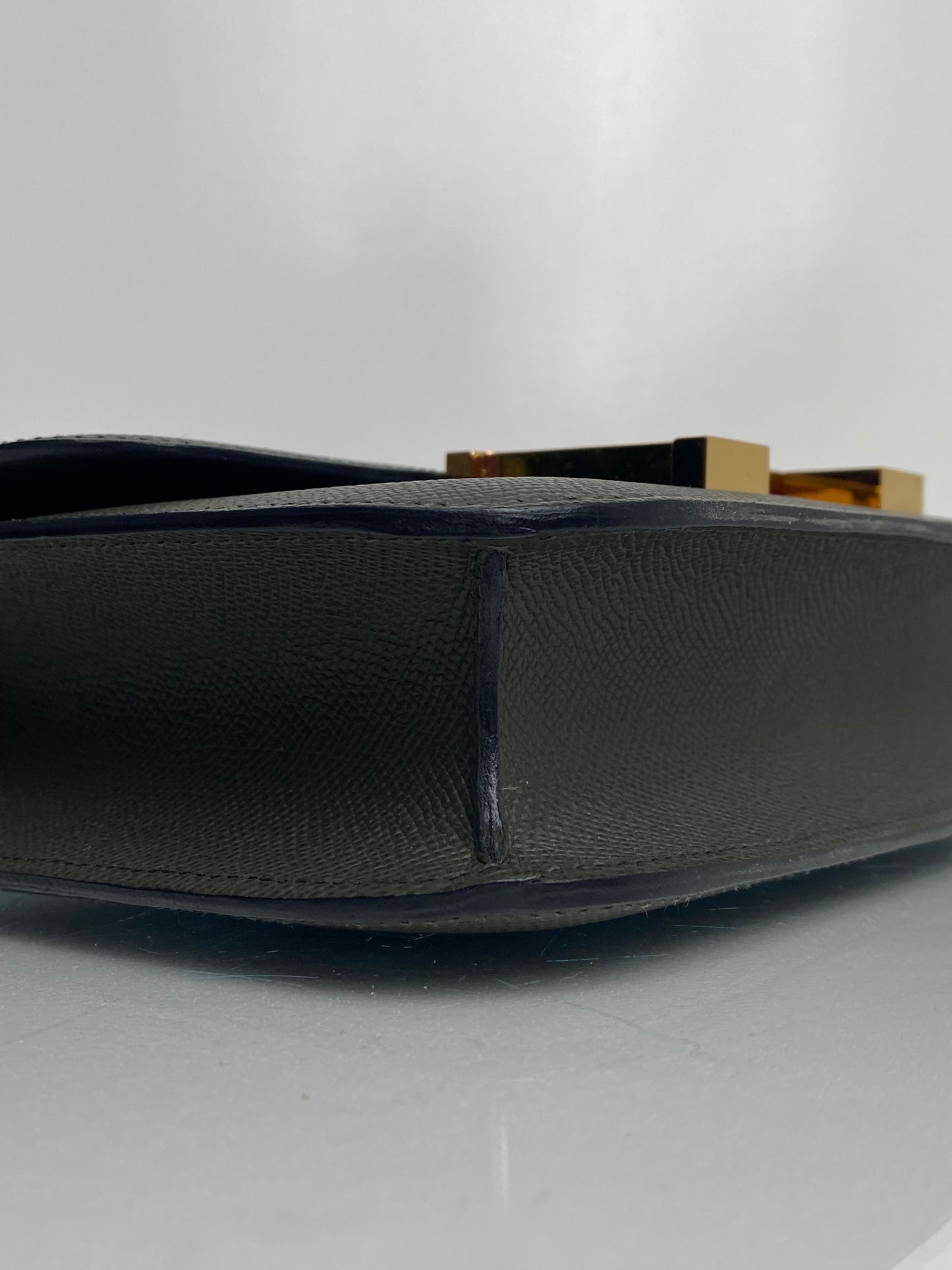 Hermes Constance 24 Vert De Gris Epsom GHW #U