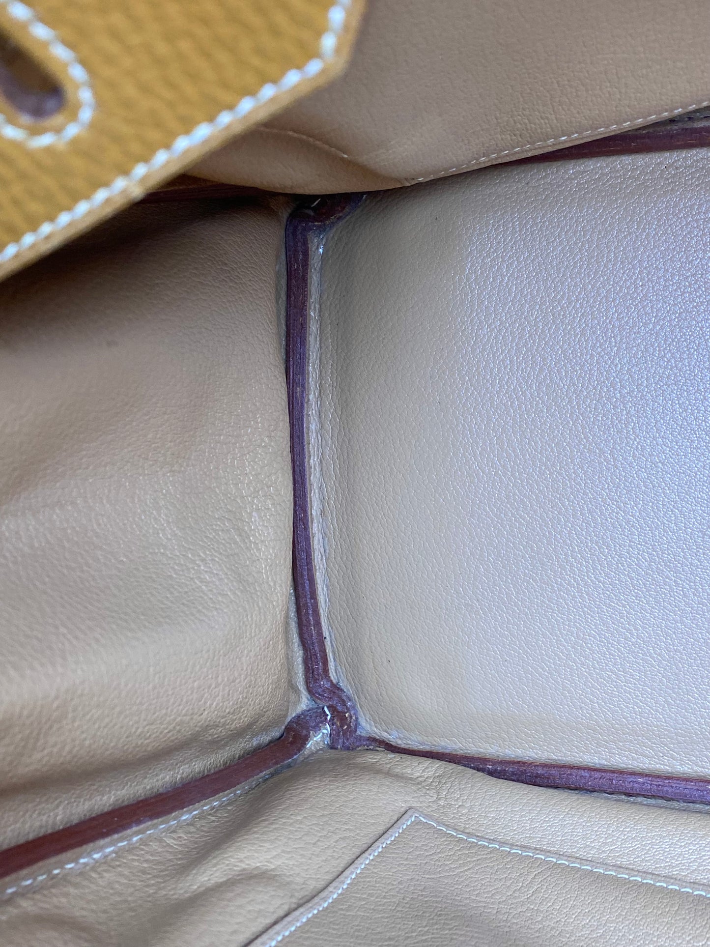 Hermes Birkin 35 Gold Ardennes GHW #B