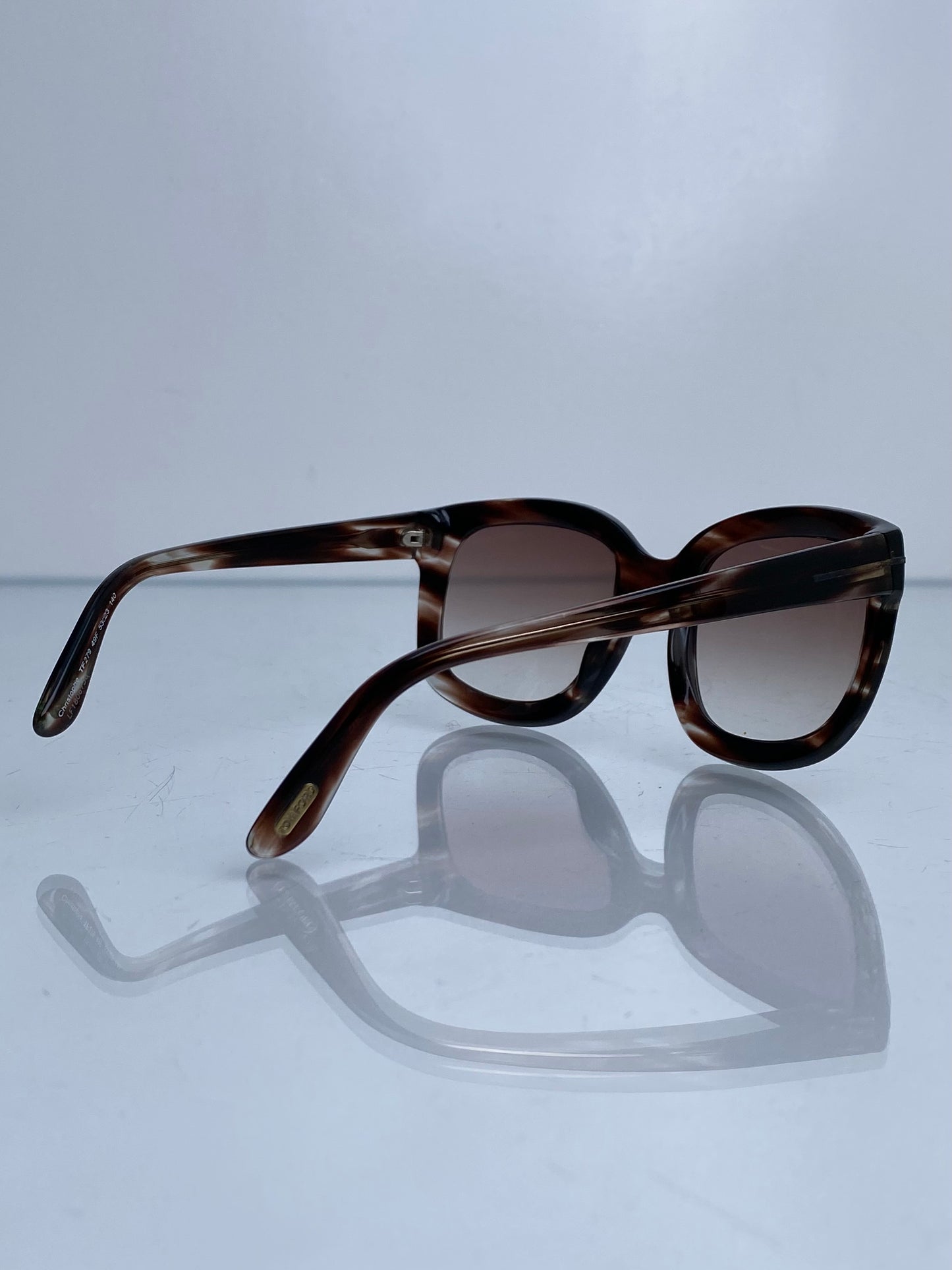 Tom Ford Brown & Clear Sunglasses