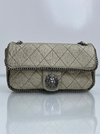 Chanel Champagne Leo Lion Flap Bag SHW #11