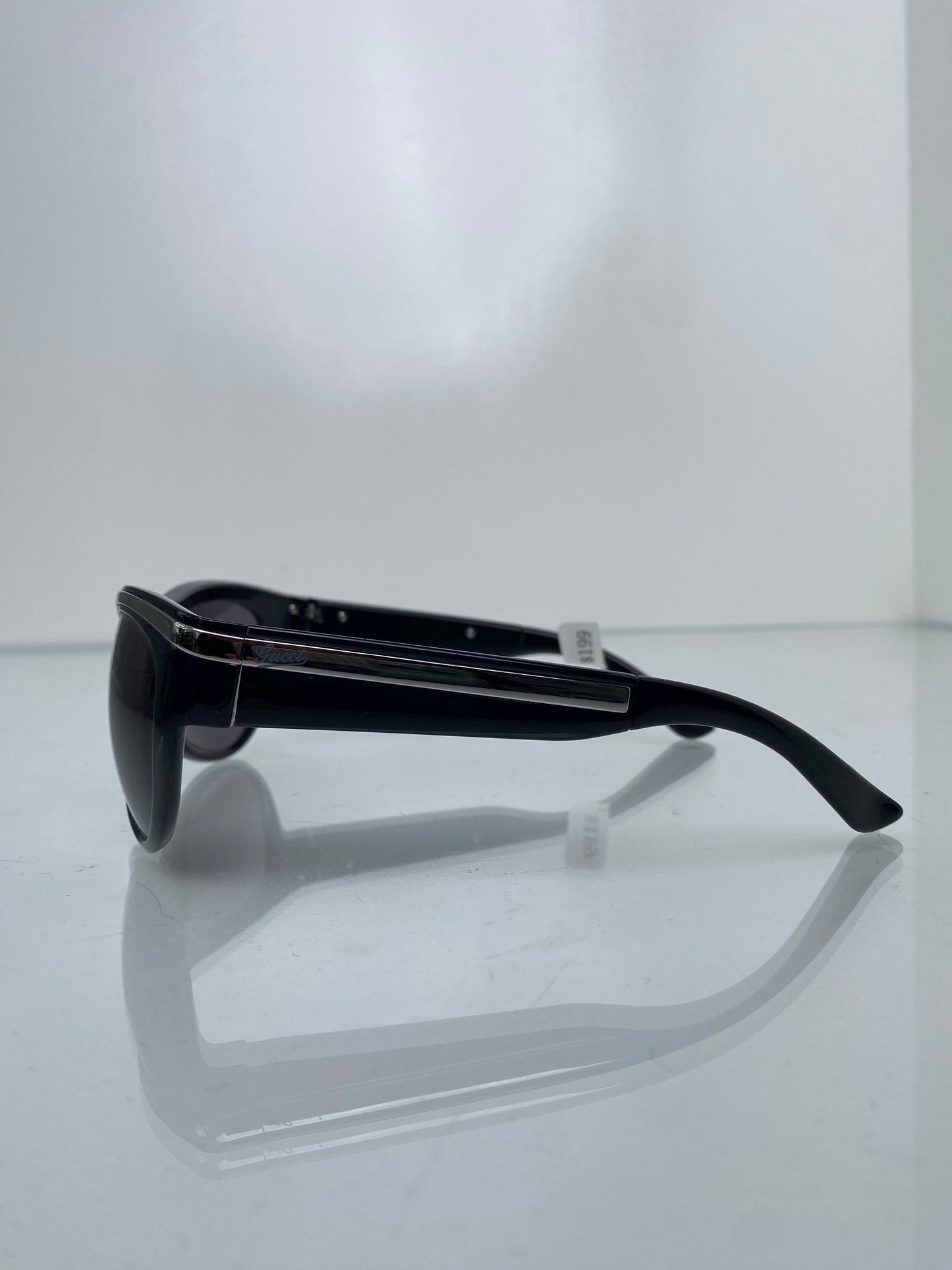 Gucci Black & Silver Sunglasses